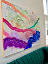 Load image into Gallery viewer, All Things Love - Large Original Abstract Painting (48x60) - Vibrant Mixed Media on Canvas