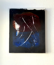 Load image into Gallery viewer, Close up detail of texture and brushstrokes on original mixed media painting
